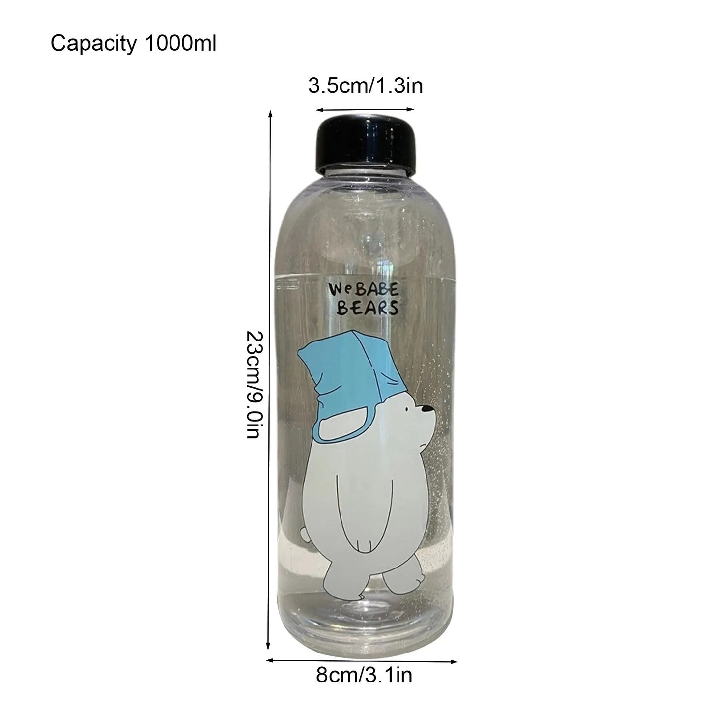 Cute Panda Bear Cup 1000ml